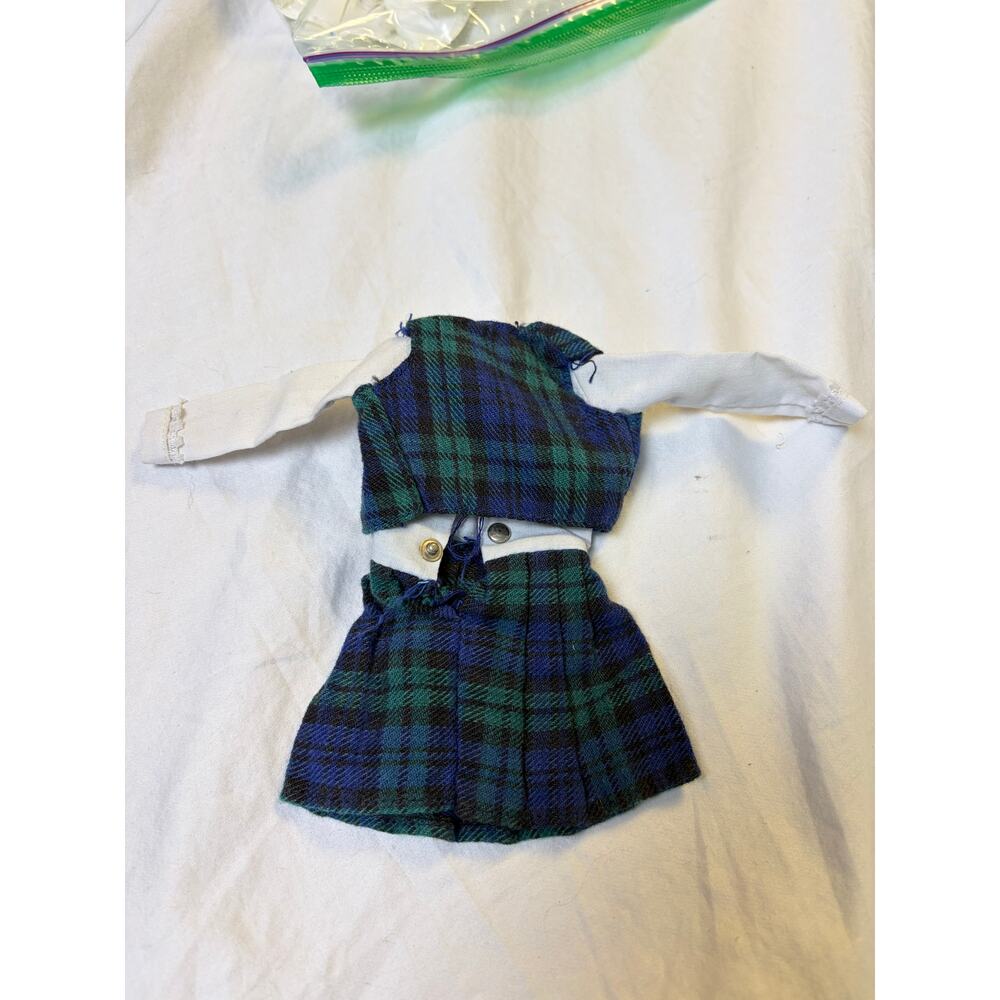 VTG Barbie clone 1960s prep school dress with vest. vintage - Picture 3 of 4